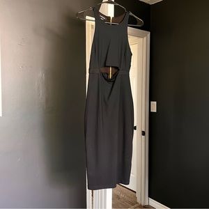 BEBE Woman’s Black Cocktail Dress with cutout